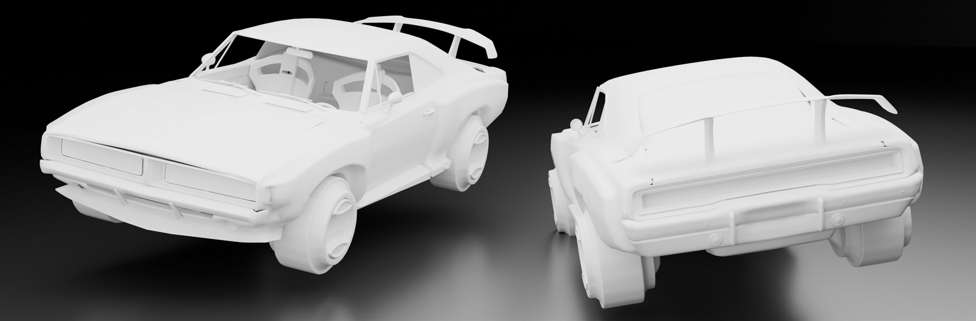 Vehicle — solid render