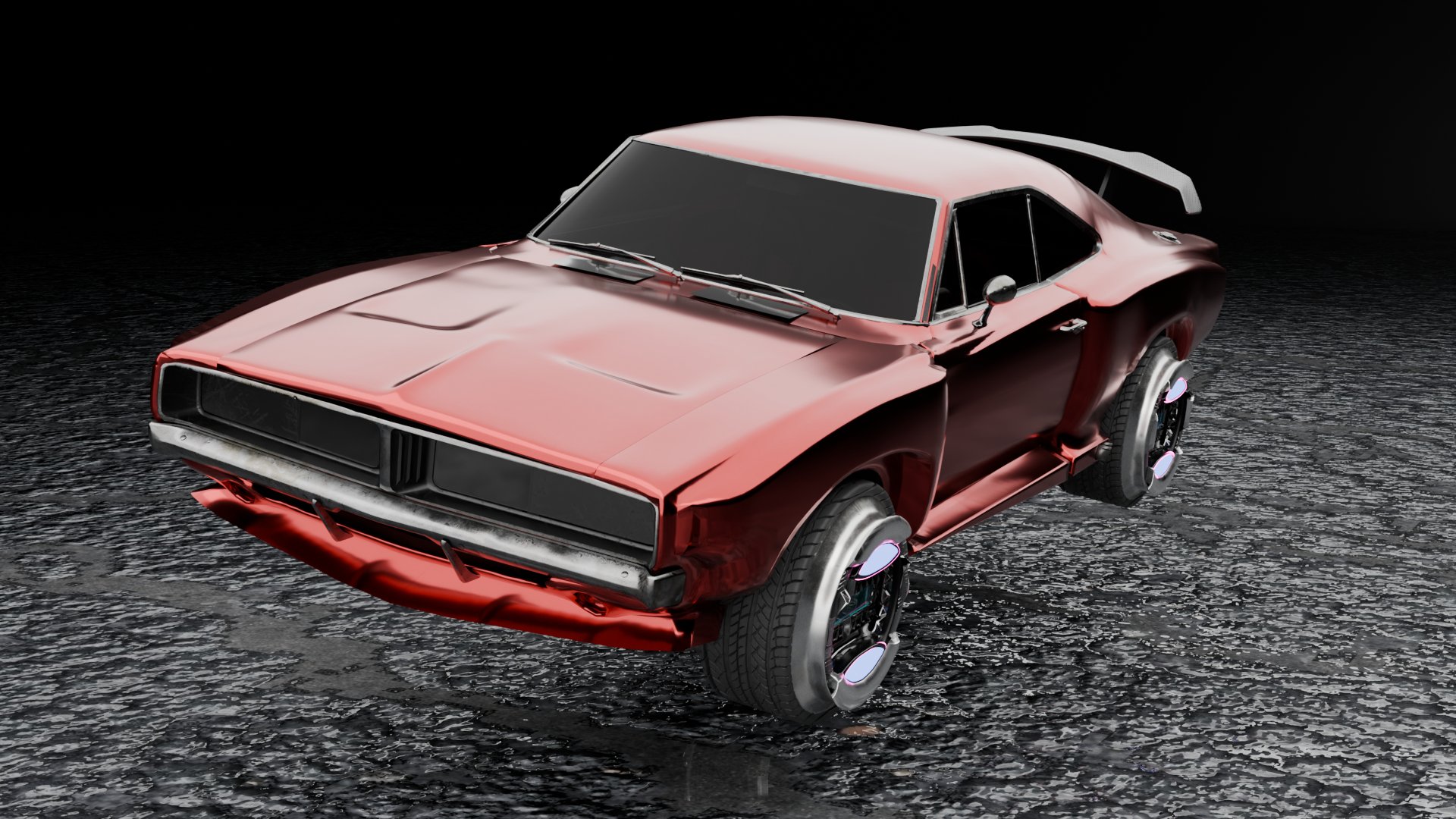 Vehicle — solid render