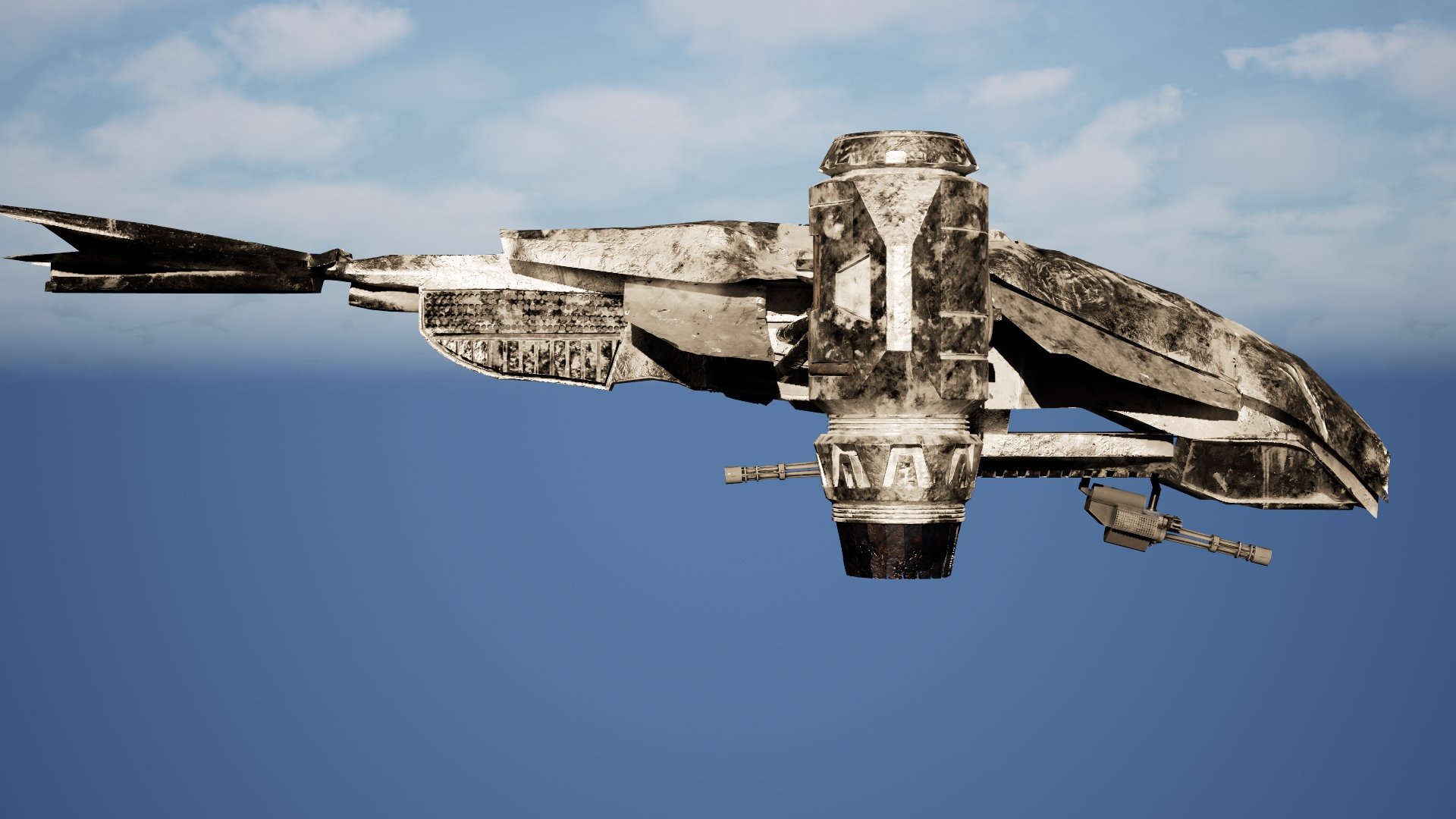 HK Aerial — textured render