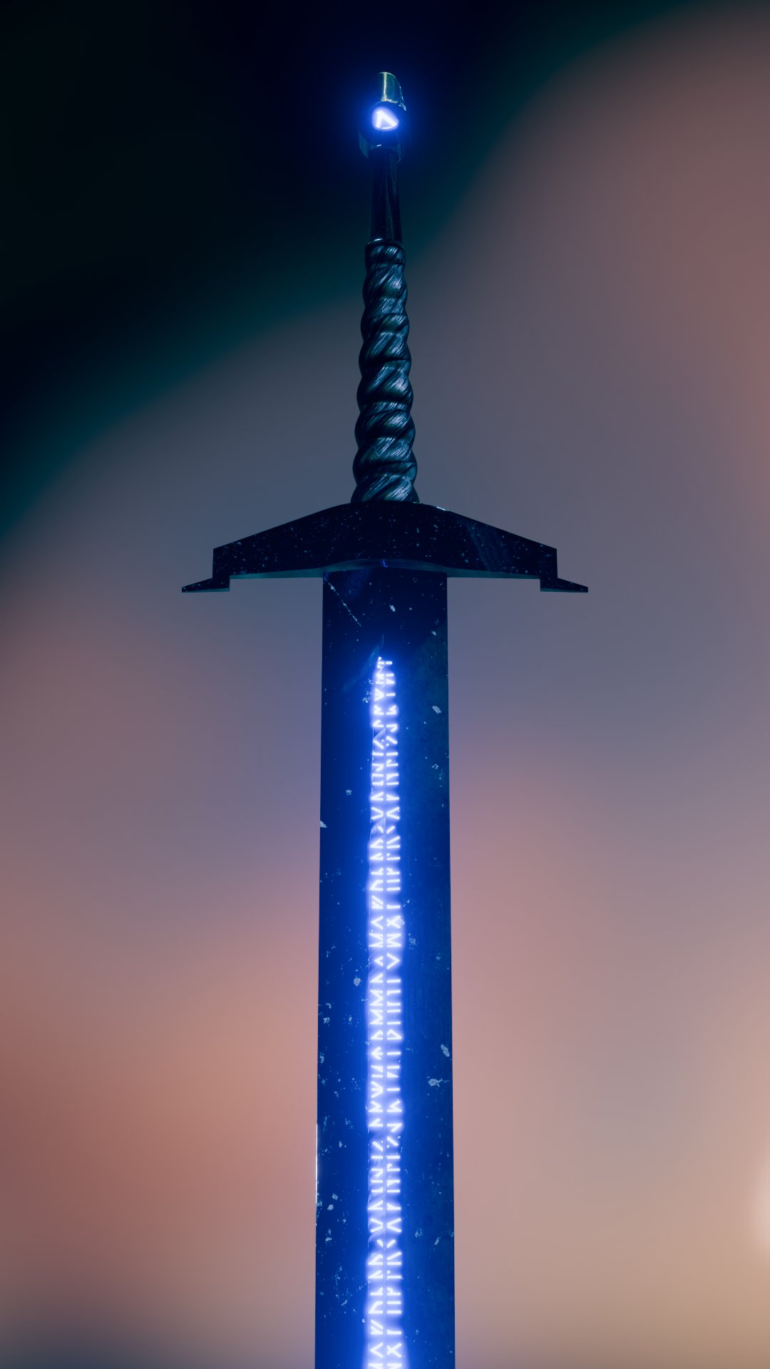 Rune Sword — detail render