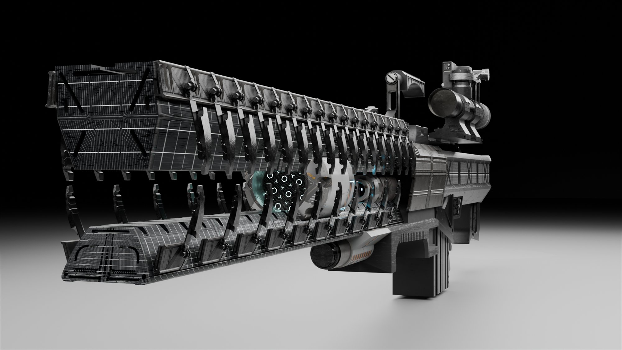 Weapons — sniper presentation render