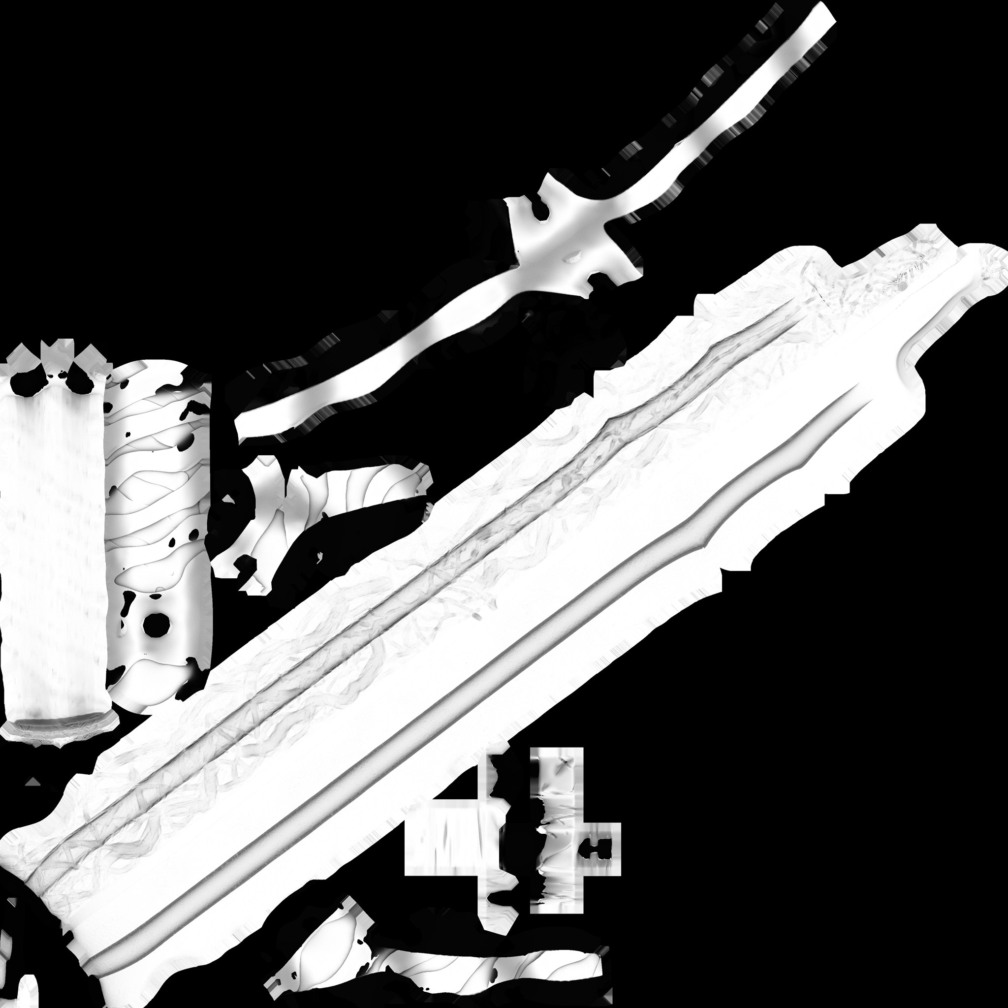 Material breakdown — ambient occlusion map