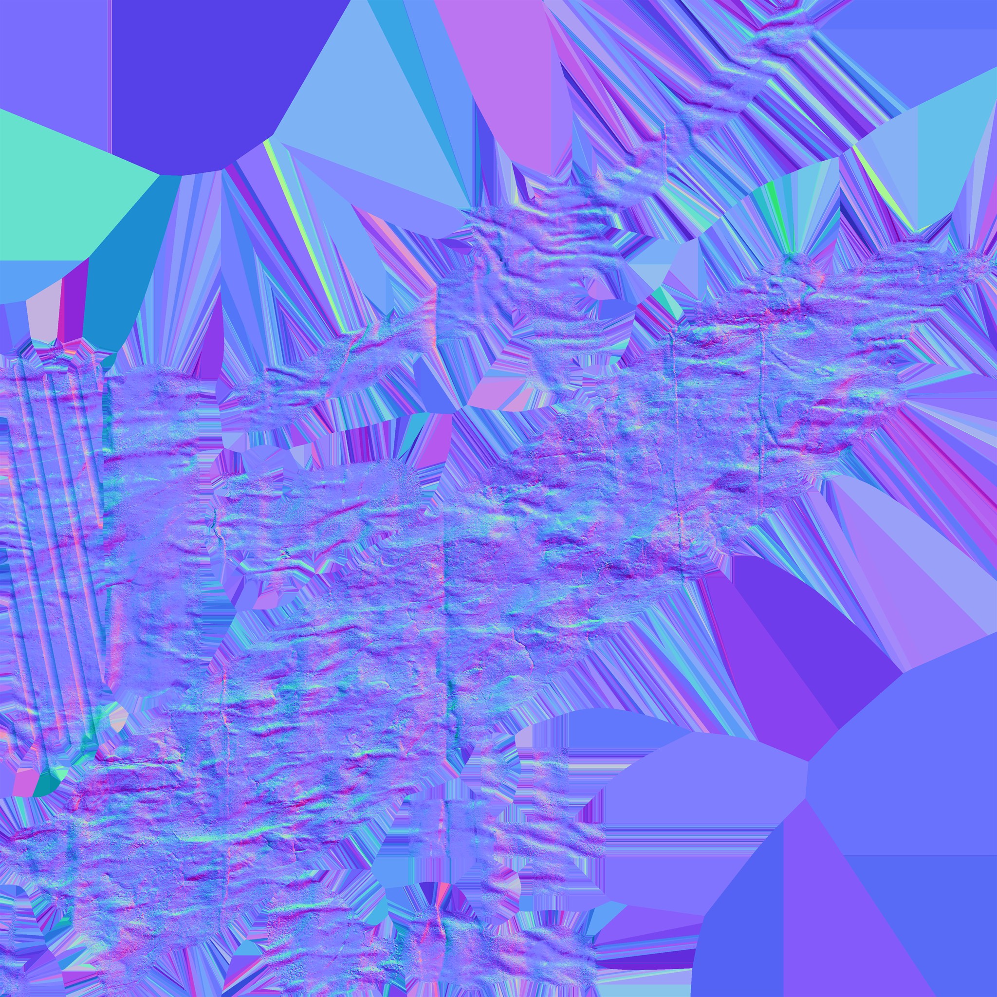 Material breakdown — normal map