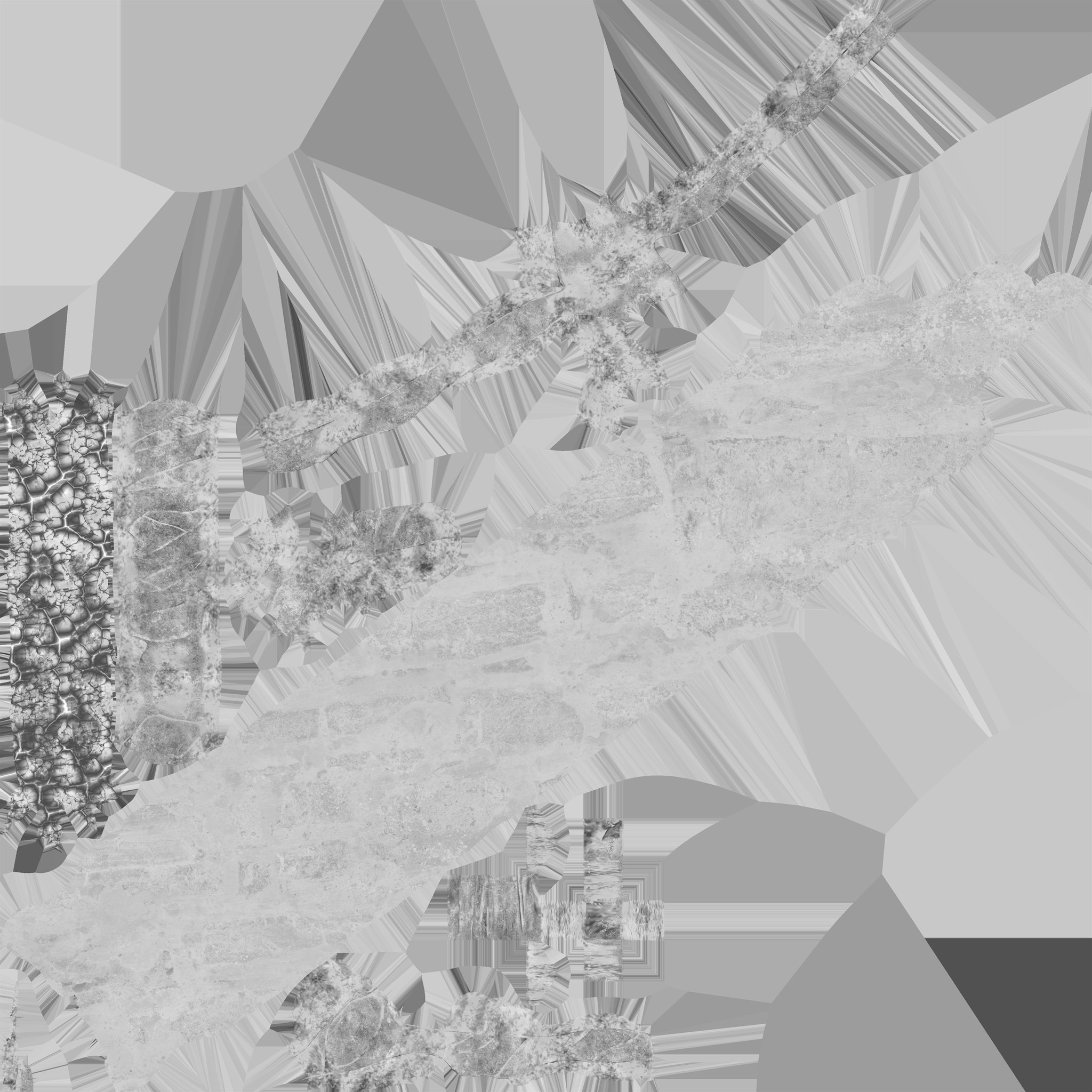 Material breakdown — roughness map