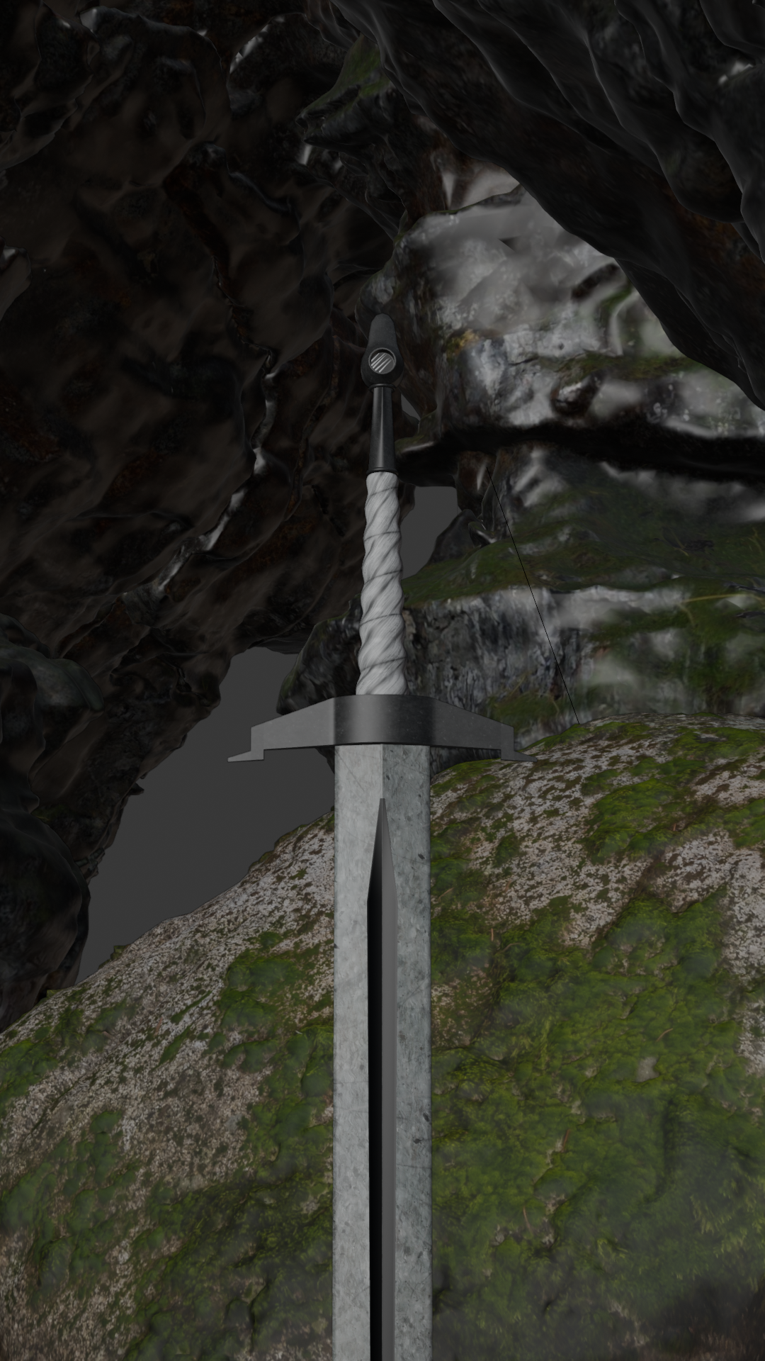 Rune Sword — solid render