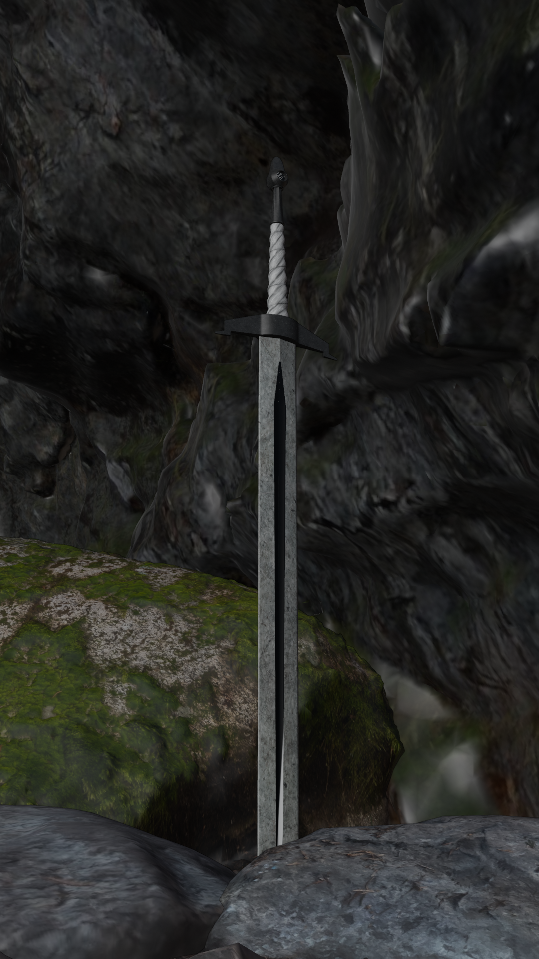 Rune Sword — solid render