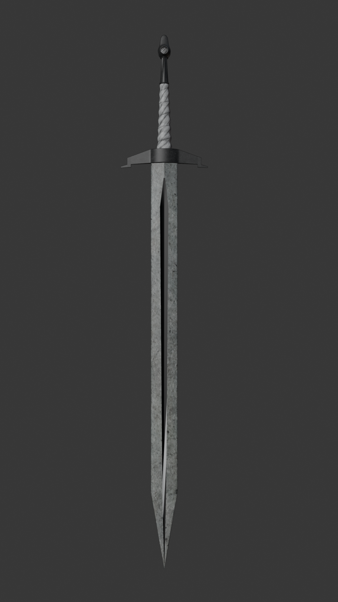 Rune Sword — solid render