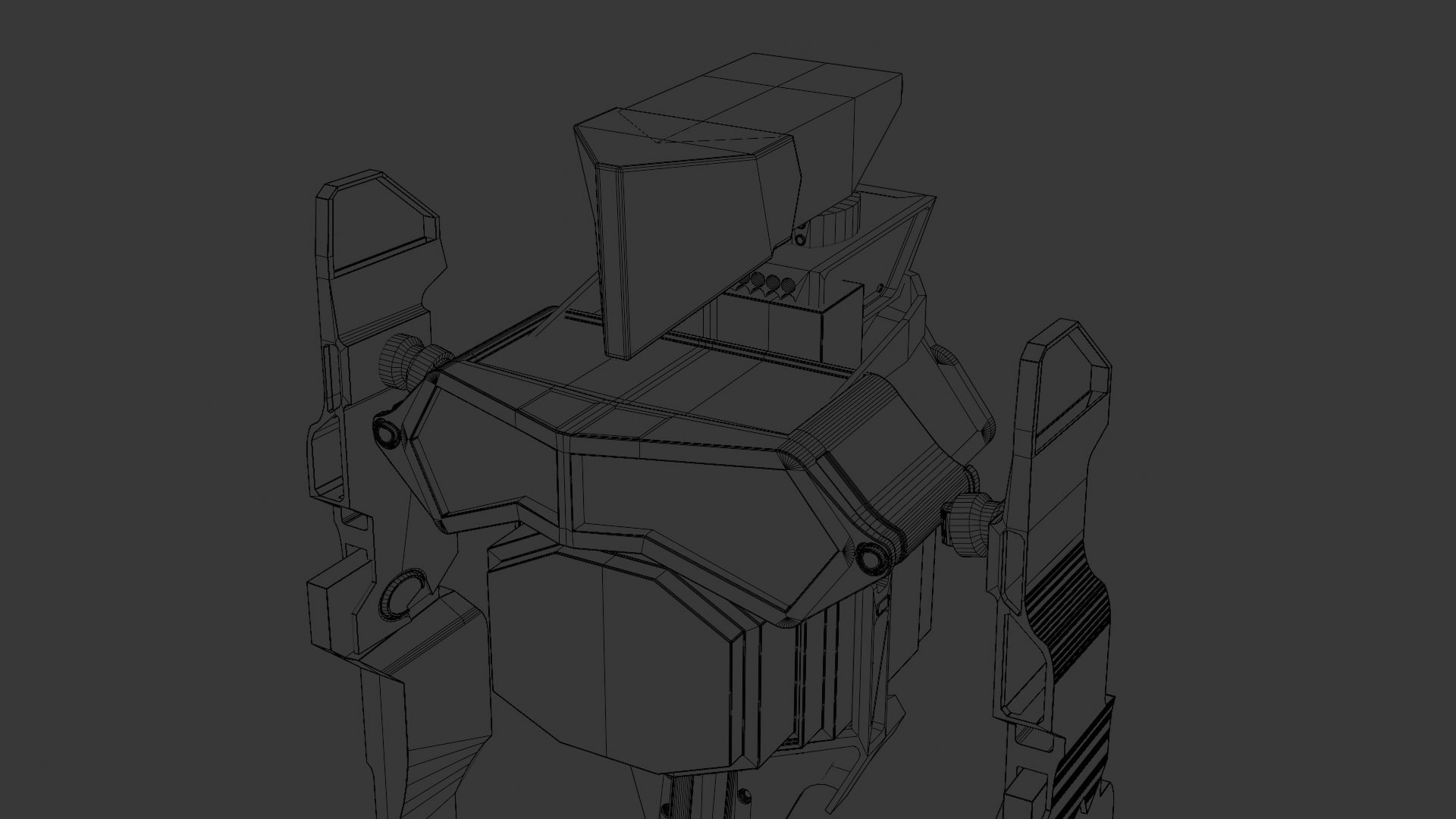 HOUNDS — wireframe topology